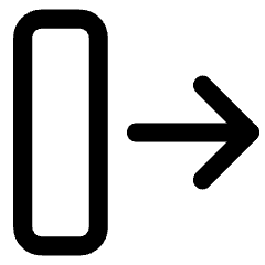 Line Arrow Move Right 2 Icon from Core Line Set