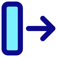 Line Arrow Move Right 2 Icon from Core Pop Set