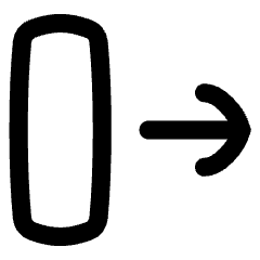 Line Arrow Move Right 2 Icon from Flex Line Set