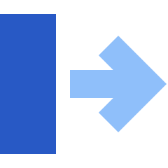 Line Arrow Move Right 2 Icon from Sharp Flat Set