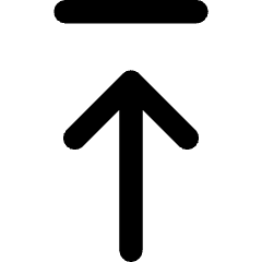 Line Arrow Move Up 1 Icon from Core Remix Set