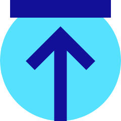 Line Arrow Move Up 1 Icon from Sharp Pop Set