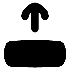 Line Arrow Move Up 2 Icon from Flex Solid Set