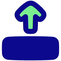 Line Arrow Move Up 2 Icon from Plump Pop Set