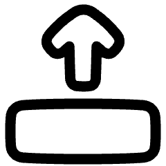 Line Arrow Move Up 2 Icon from Plump Line Set