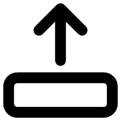 Line Arrow Move Up 2 Icon from Core Remix Set