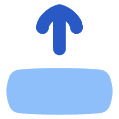 Line Arrow Move Up 2 Icon from Flex Flat Set
