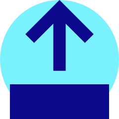 Line Arrow Move Up 2 Icon from Sharp Pop Set