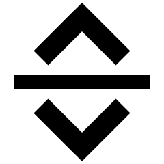 Line Arrow Move Vertical Icon from Sharp Solid Set