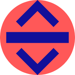 Line Arrow Move Vertical Icon from Sharp Pop Set