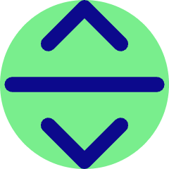 Line Arrow Move Vertical Icon from Core Pop Set