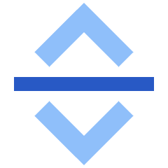 Line Arrow Move Vertical Icon from Sharp Flat Set