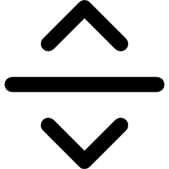 Line Arrow Move Vertical Icon from Core Remix Set