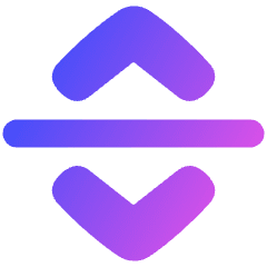 Line Arrow Move Vertical Icon from Plump Gradient Set