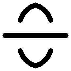 Line Arrow Move Vertical Icon from Flex Line Set