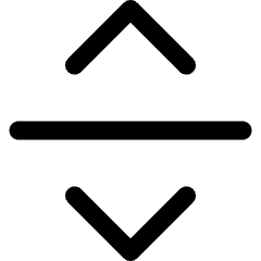 Line Arrow Move Vertical Icon from Core Line Set