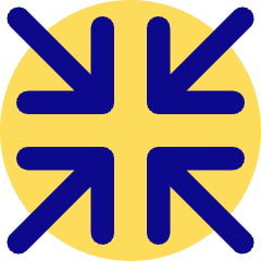 Line Arrow Shrink Icon from Core Pop Set