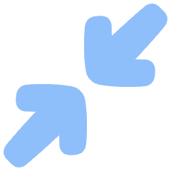Line Arrow Shrink Diagonal 1 Icon from Plump Flat Set