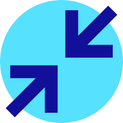 Line Arrow Shrink Diagonal 1 Icon from Sharp Pop Set