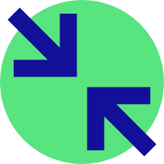 Line Arrow Shrink Diagonal 2 Icon from Sharp Pop Set