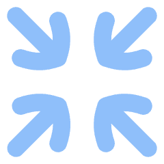 Line Arrow Shrink Icon from Flex Flat Set