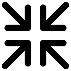 Line Arrow Shrink Icon from Core Remix Set