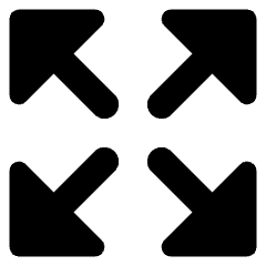 Triangle Arrow Expand Icon from Core Remix Set