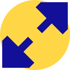 Triangle Arrow Expand Diagonal 1 Icon from Sharp Pop Set
