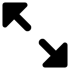 Triangle Arrow Expand Diagonal 2 Icon from Core Remix Set