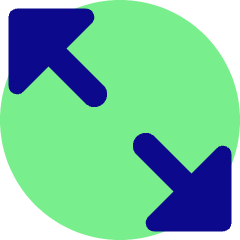 Triangle Arrow Expand Diagonal 2 Icon from Core Pop Set
