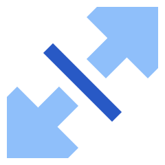 Triangle Arrow Expand Diagonal 3 Icon from Sharp Flat Set