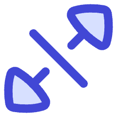 Triangle Arrow Expand Diagonal 3 Icon from Flex Duo Set