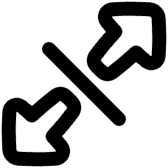 Triangle Arrow Expand Diagonal 3 Icon from Plump Remix Set