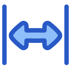 Triangle Arrow Expand Horizontal Icon from Plump Duo Set