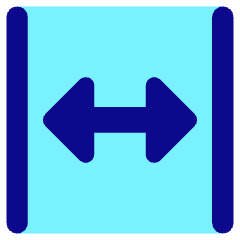 Triangle Arrow Expand Horizontal Icon from Core Pop Set