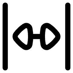 Triangle Arrow Expand Horizontal Icon from Flex Line Set