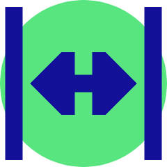 Triangle Arrow Expand Horizontal Icon from Sharp Pop Set