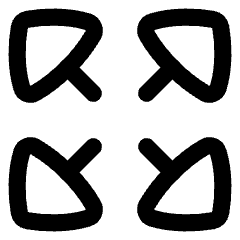 Triangle Arrow Expand Icon from Flex Line Set