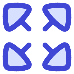 Triangle Arrow Expand Icon from Flex Duo Set