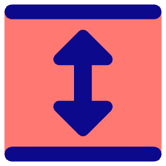 Triangle Arrow Expand Vertical Icon from Core Pop Set