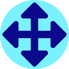 Triangle Arrow Move Icon from Core Pop Set