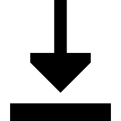 Triangle Arrow Move Down 1 Icon from Sharp Remix Set