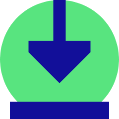 Triangle Arrow Move Down 1 Icon from Sharp Pop Set