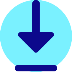 Triangle Arrow Move Down 1 Icon from Core Pop Set