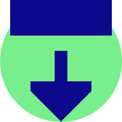 Triangle Arrow Move Down 2 Icon from Sharp Pop Set