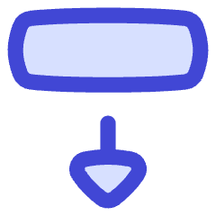 Triangle Arrow Move Down 2 Icon from Flex Duo Set