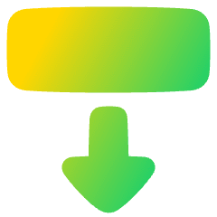 Triangle Arrow Move Down 2 Icon from Plump Gradient Set