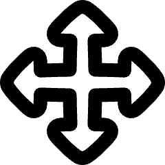 Triangle Arrow Move Icon from Plump Remix Set