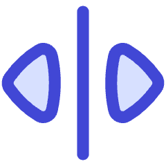 Triangle Arrow Move Horizontal Icon from Flex Duo Set