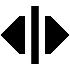 Triangle Arrow Move Horizontal Icon from Sharp Remix Set